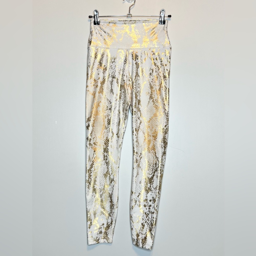 Carbon38 Metallic Snake High Rise Legging - image 4